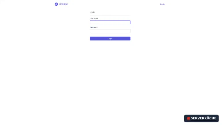 The linkding login – the credentials come from the Compose file The linkding login page under your own HTTPS domain